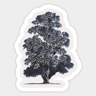Gnarled Tree T shirt, Men's Graphic Tee Tree of Life Sticker